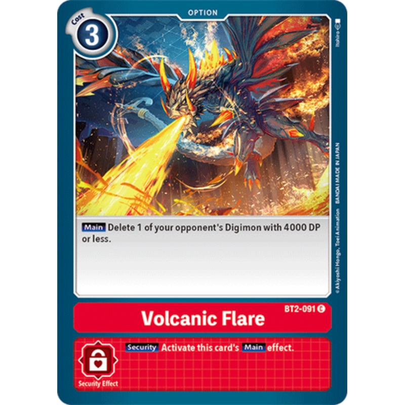 Digimon Card Ver 1.5 Volcanic Flare BT2-091 C