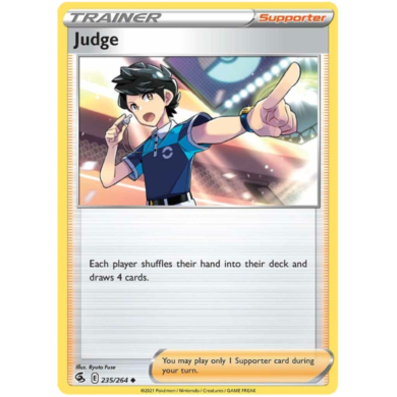 Pokemon Card Fusion Strike 235/264 Judge Uncommon