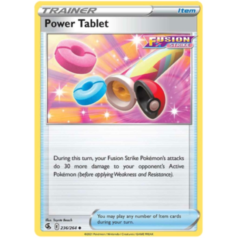 Pokemon Card Fusion Strike 236/264 Power Tablet Uncommon
