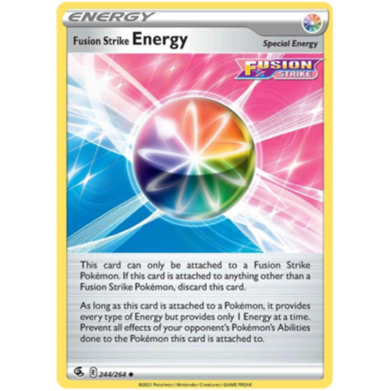 Pokemon Card Fusion Strike 244/264 Fusion Strike Energy Uncommon