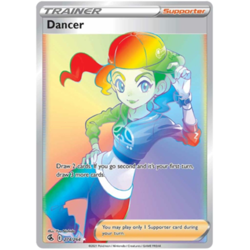 Pokemon Card Fusion Strike 274/264 Dancer Hyper Rare