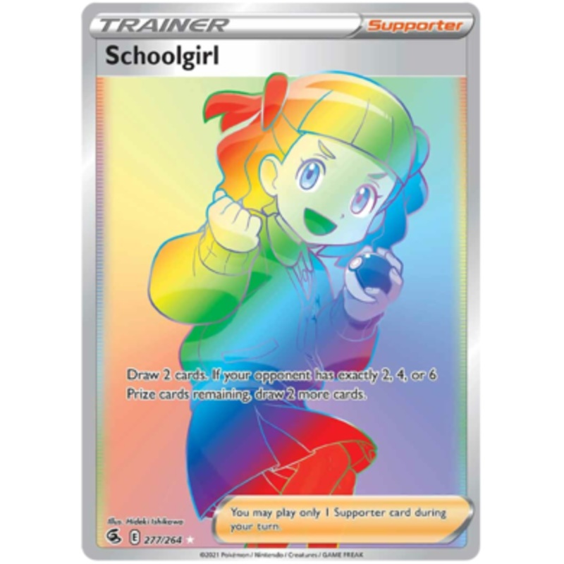 Pokemon Card Fusion Strike 277/264 Schoolgirl Hyper Rare
