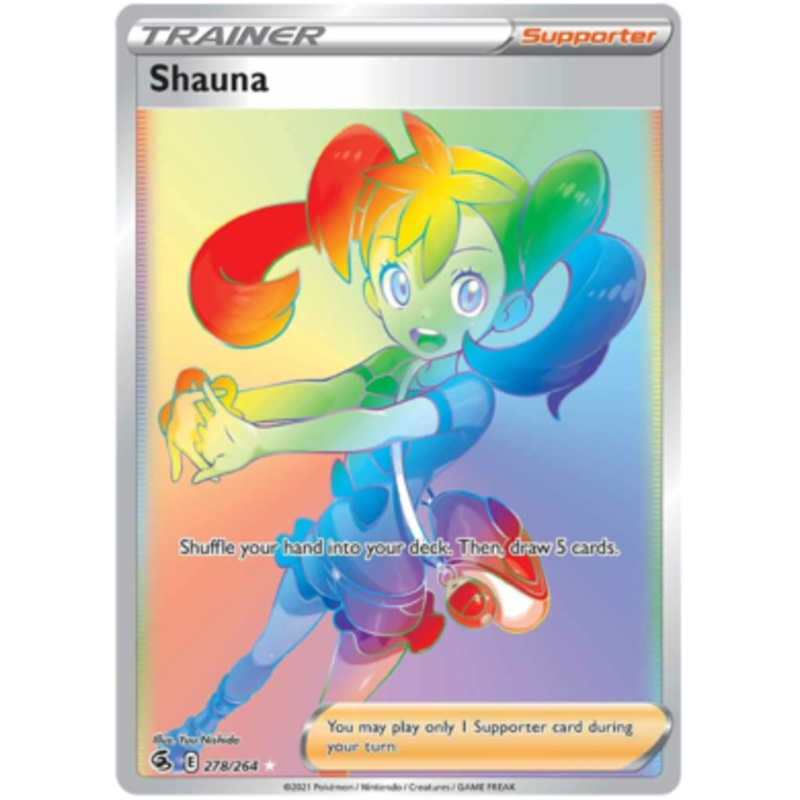 Pokemon Card Fusion Strike 278/264 Shauna Hyper Rare