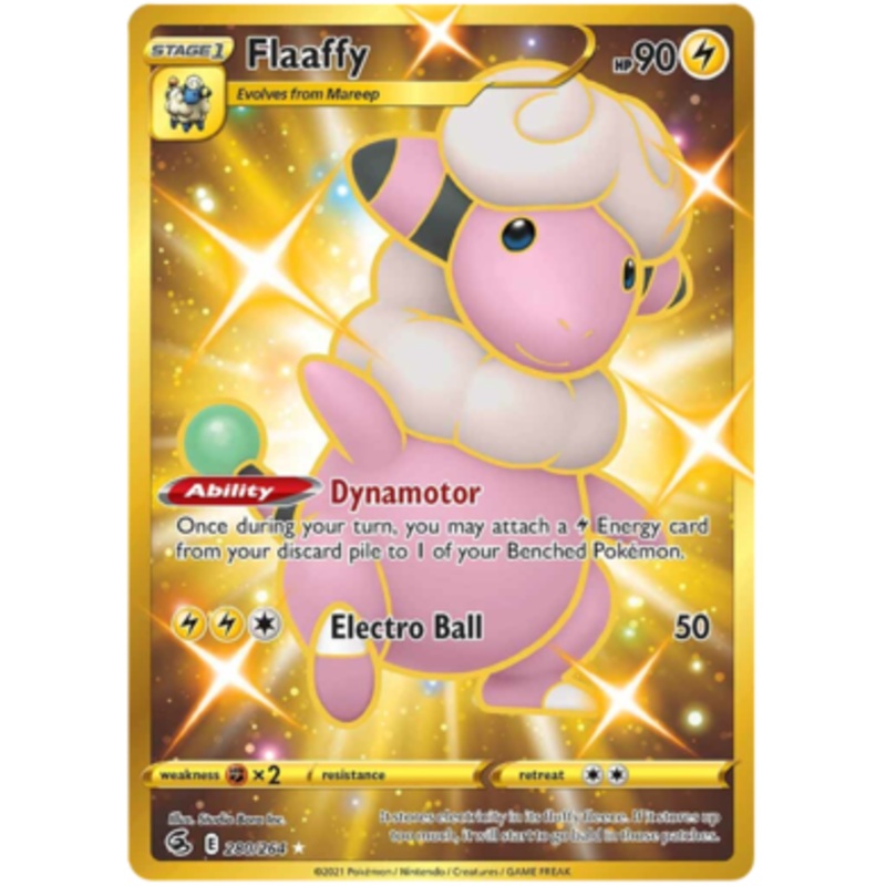 Pokemon Card Fusion Strike 280/264 Flaaffy Secret Rare