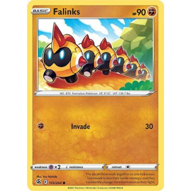 Pokemon Card Fusion Strike 155/264 Falinks Common
