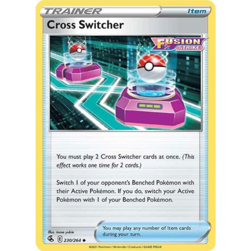 Pokemon Card Fusion Strike 230/264 Cross Switcher Uncommon