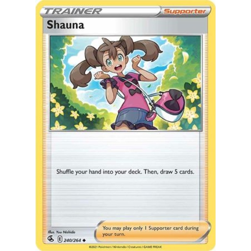 Pokemon Card Fusion Strike 240/264 Shauna Uncommon