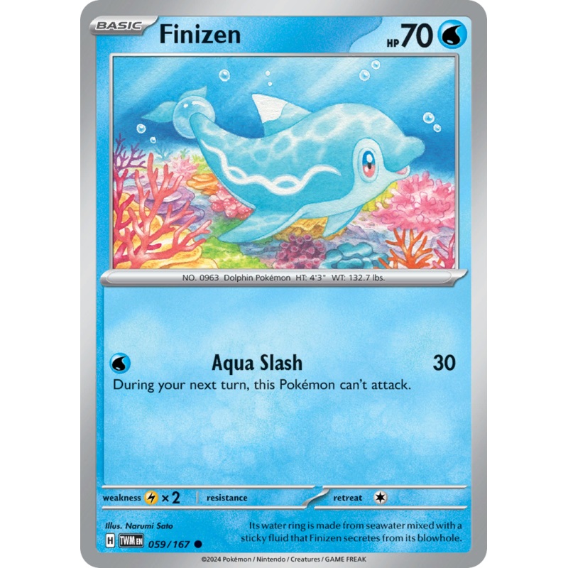 059/167 59/167 Finizen  Pokemon Card  Twilight Masquerade Common *MINT*