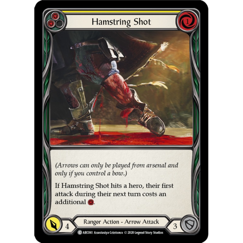 Flesh and Blood Arcane Rising Unlimited C ARC061 Hamstring Shot (Yellow) Rainbow