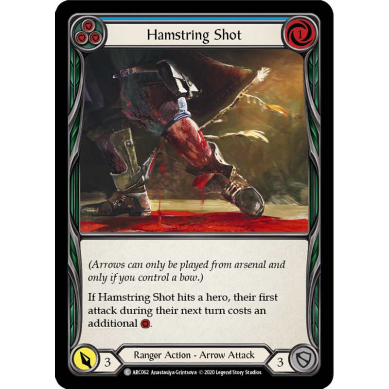 Flesh and Blood Arcane Rising Unlimited C ARC062 Hamstring Shot (Blue) Standard