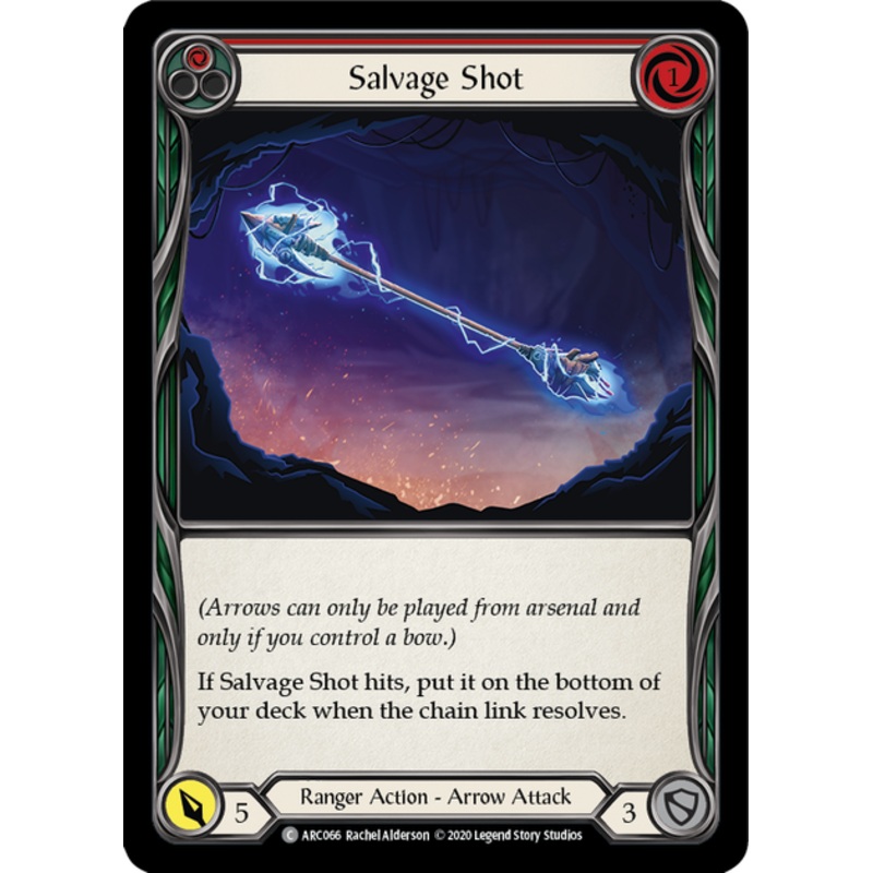 Flesh and Blood Arcane Rising Unlimited C ARC066 Salvage Shot (Red) Rainbow