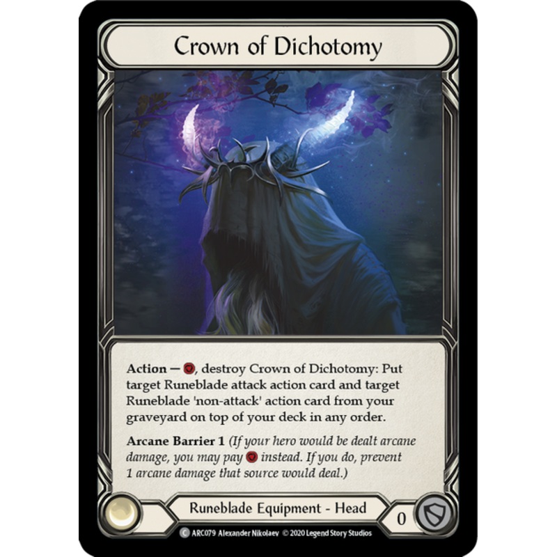 Flesh and Blood Arcane Rising Unlimited C ARC079 Crown of Dichotomy Rainbow