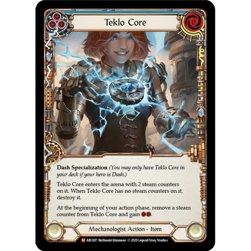 Flesh and Blood Arcane Rising Unlimited M ARC007 Teklo Core Rainbow