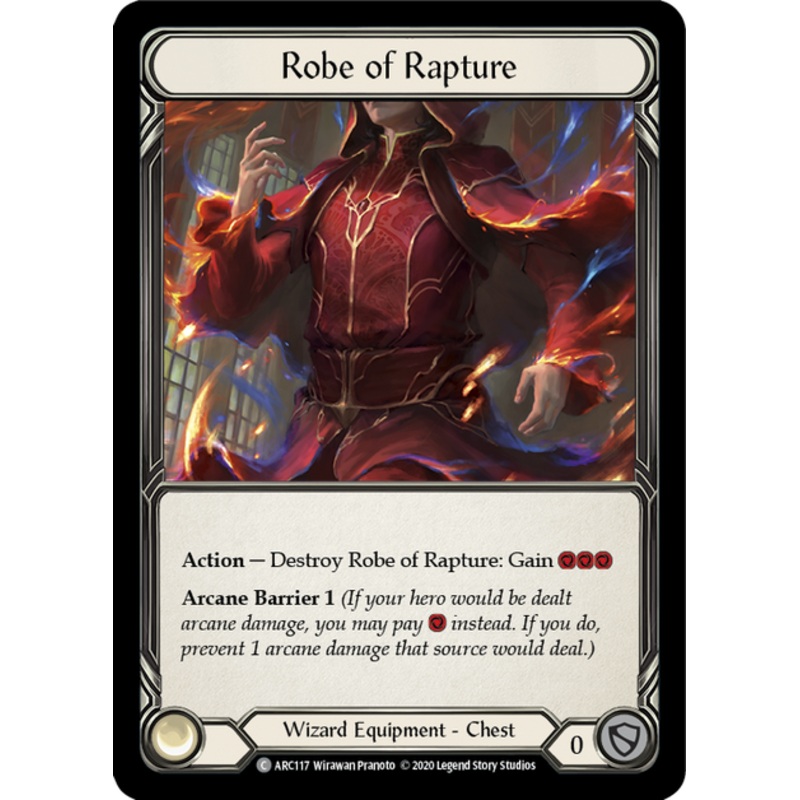 Flesh and Blood Arcane Rising Unlimited C ARC117 Robe of Rapture Standard