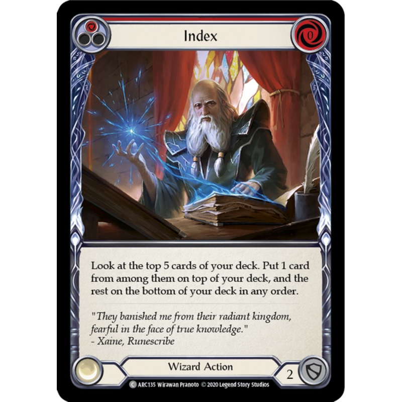 Flesh and Blood Arcane Rising Unlimited C ARC135 Index (Red) Rainbow