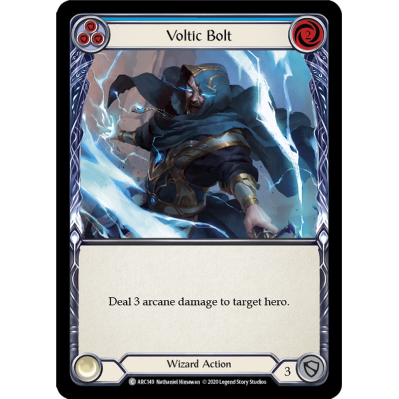 Flesh and Blood Arcane Rising Unlimited C ARC149 Voltic Bolt (Blue) Standard