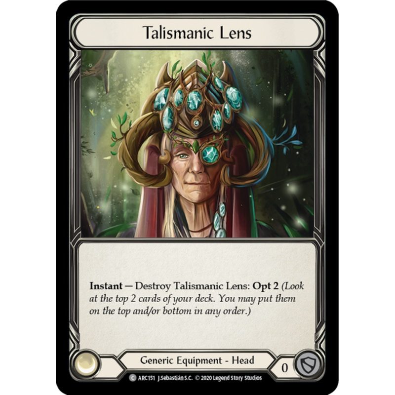 Flesh and Blood Arcane Rising Unlimited C ARC151 Talismanic Lens Standard