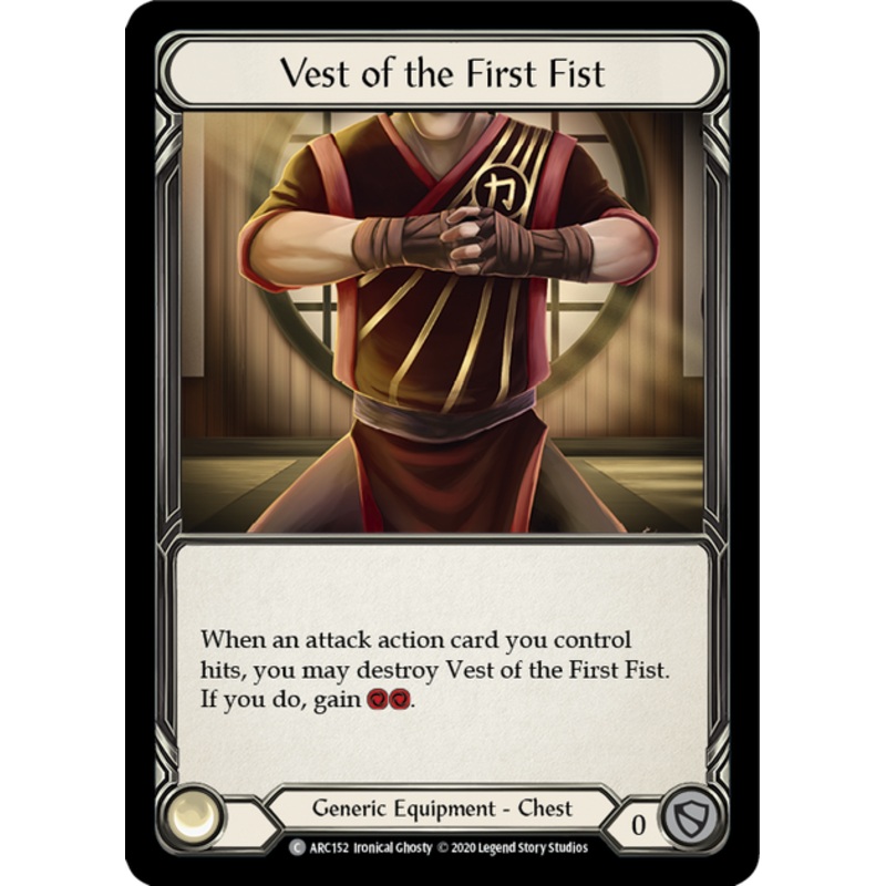 Flesh and Blood Arcane Rising Unlimited C ARC152 Vest of the First Fist Rainbow