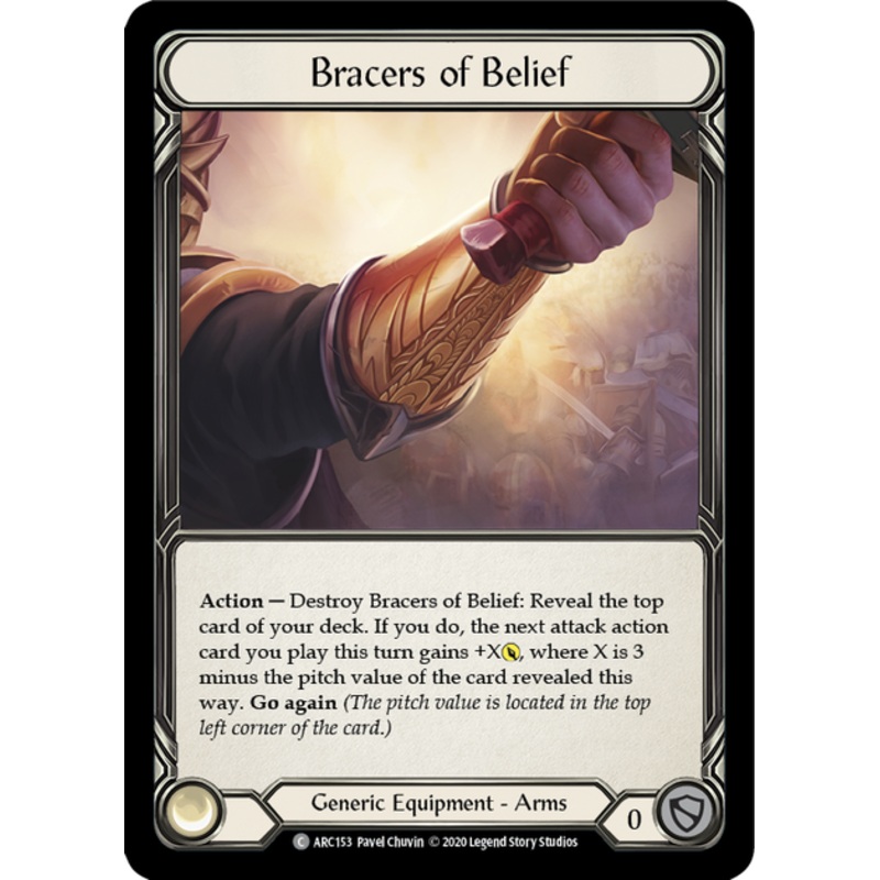 Flesh and Blood Arcane Rising Unlimited C ARC153 Bracers of Belief Rainbow