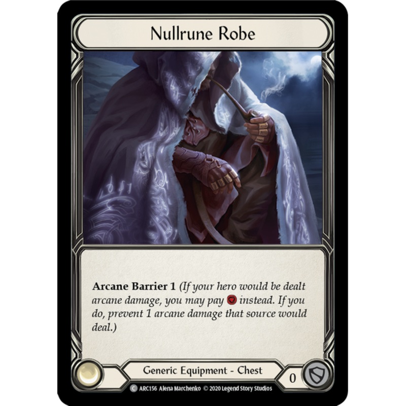 Flesh and Blood Arcane Rising Unlimited C ARC156 Nullrune Robe Standard