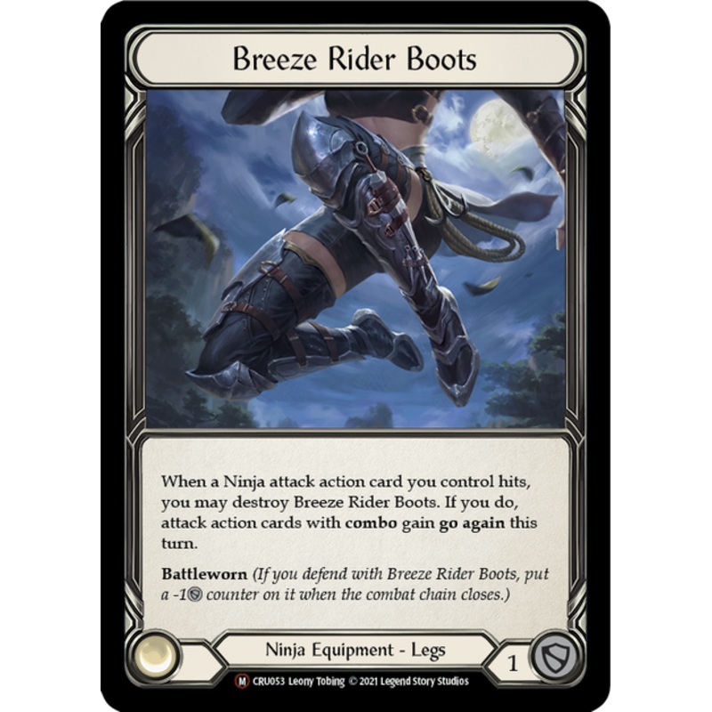 Flesh and Blood Crucible of War Unlimited M CRU053 Breeze Rider Boots Rainbow