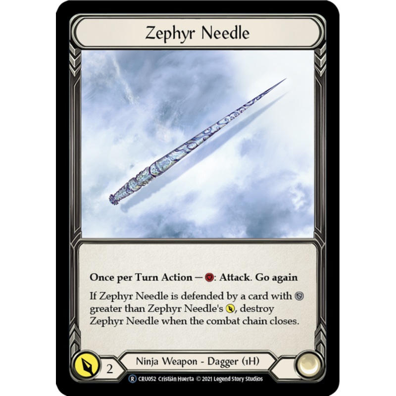 Flesh and Blood Crucible of War Unlimited R CRU051 Zephyr Needle Standard