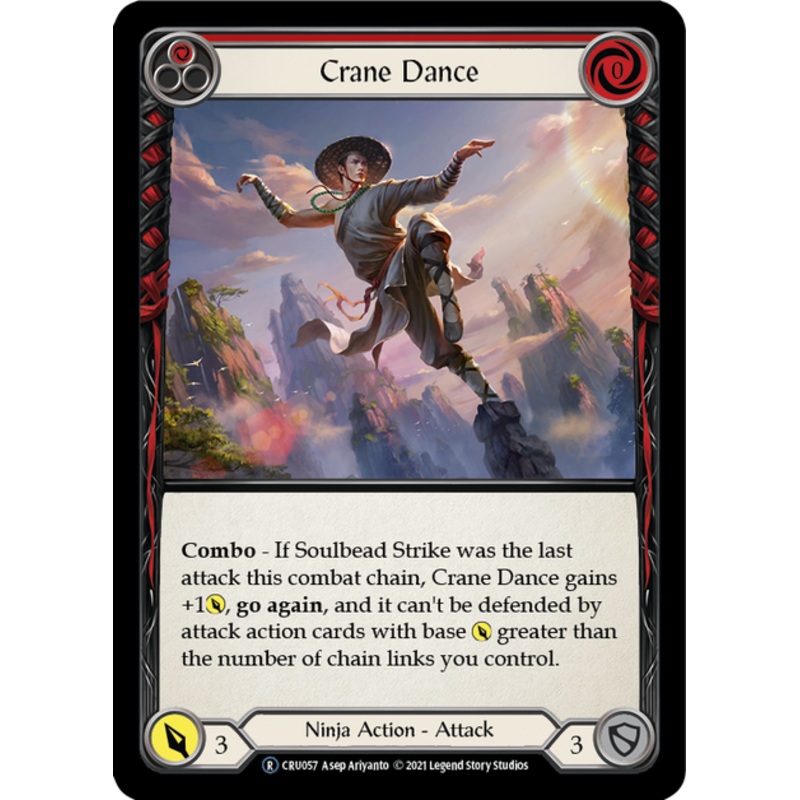 Flesh and Blood Crucible of War Unlimited R CRU057 Crane Dance (Red) Rainbow