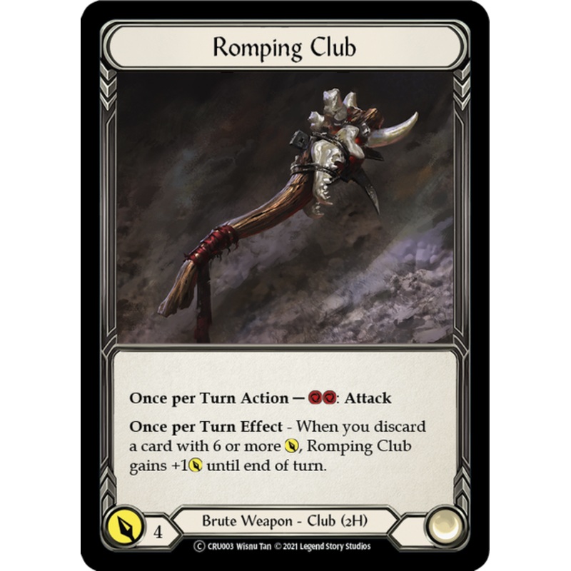 Flesh and Blood Crucible of War Unlimited T CRU003 Romping Club Rainbow