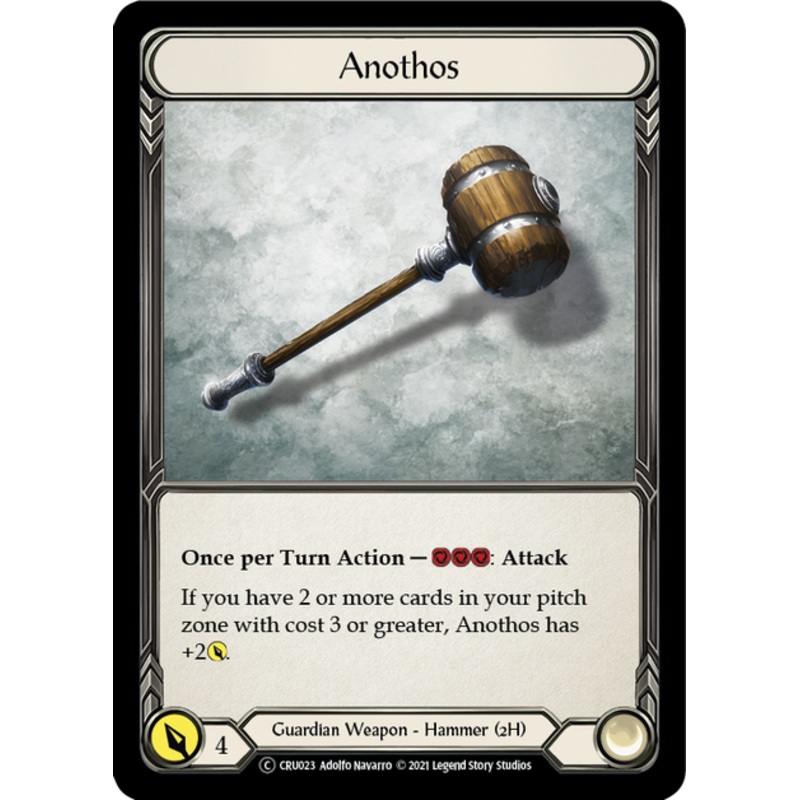 Flesh and Blood Crucible of War Unlimited T CRU023 Anothos Rainbow