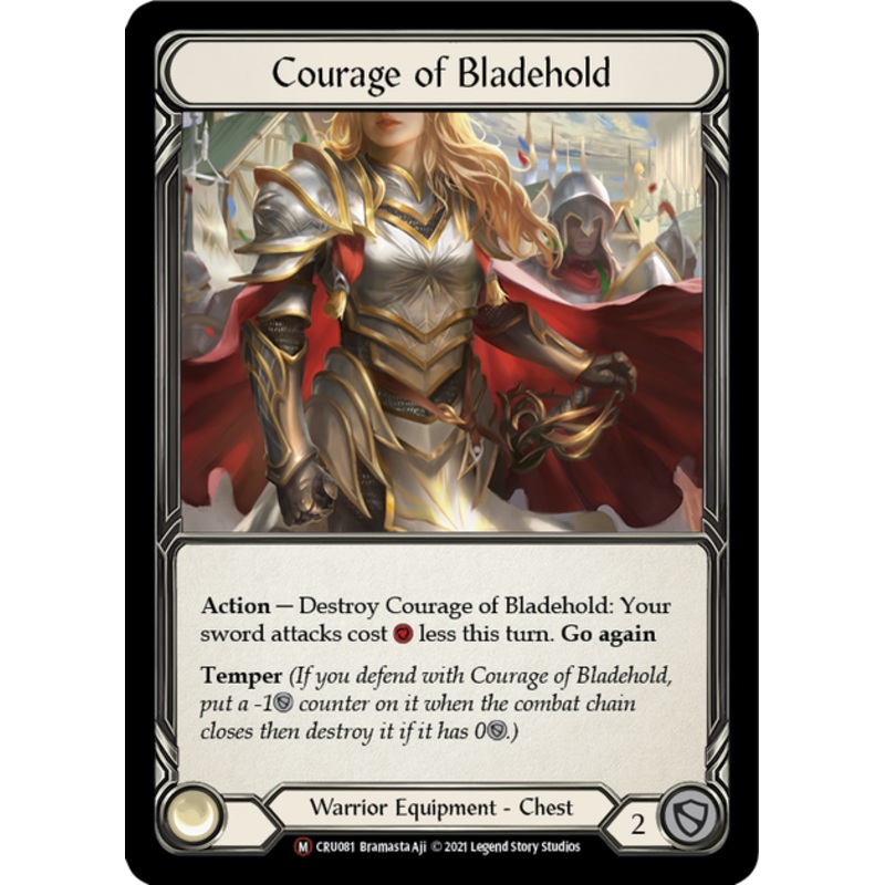 Flesh and Blood Crucible of War Unlimited M CRU081 Courage of Bladehold Rainbow
