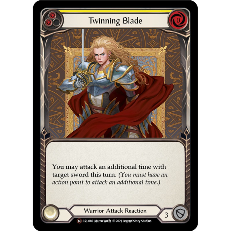 Flesh and Blood Crucible of War Unlimited M CRU082 Twinning Blade Rainbow
