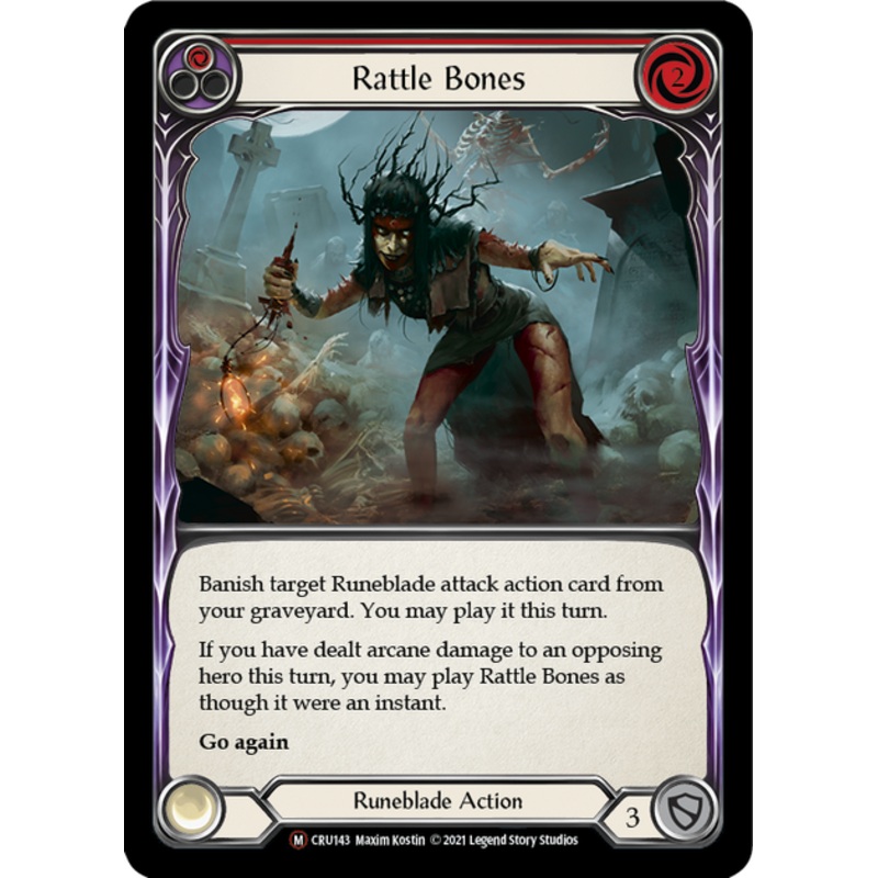 Flesh and Blood Crucible of War Unlimited M CRU143 Rattle Bones Standard