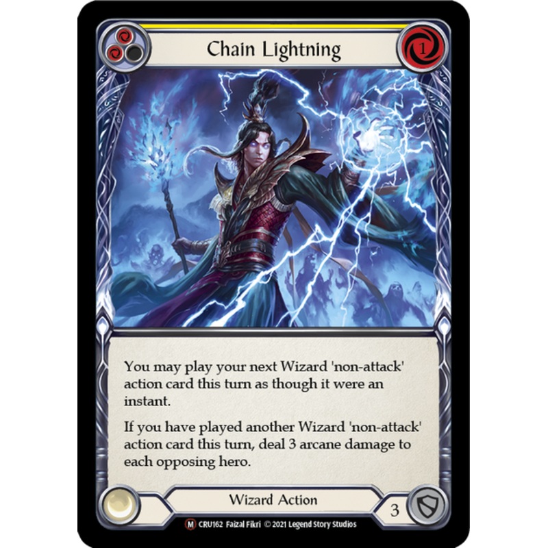 Flesh and Blood Crucible of War Unlimited M CRU162 Chain Lightning Standard