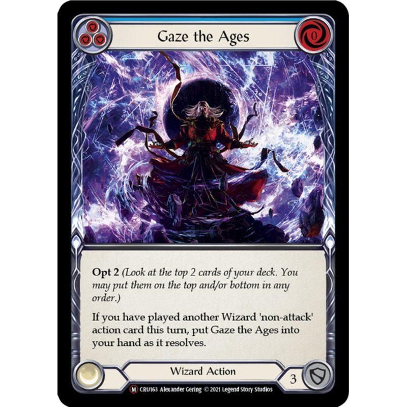 Flesh and Blood Crucible of War Unlimited M CRU163 Gaze the Ages Rainbow