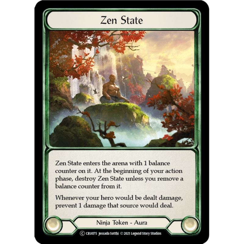 Flesh and Blood Crucible of War Unlimited R CRU075 Zen State Rainbow