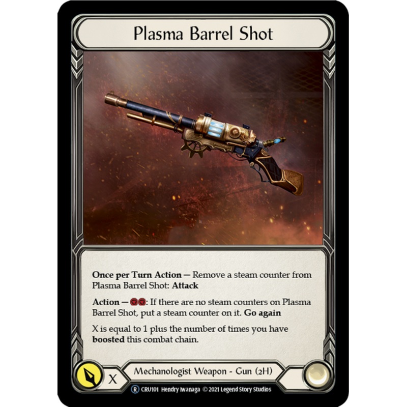 Flesh and Blood Crucible of War Unlimited R CRU101 Plasma Barrel Shot Standard