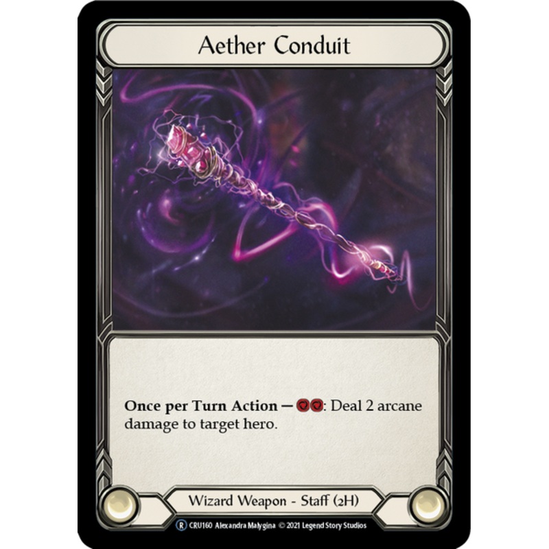 Flesh and Blood Crucible of War Unlimited R CRU160 Aether Conduit Standard