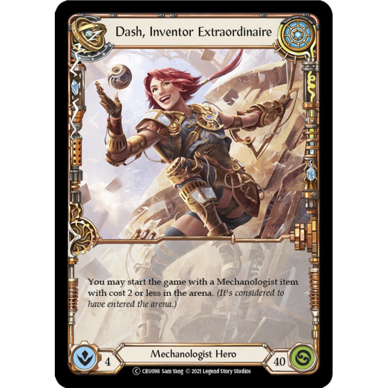 Flesh and Blood Crucible of War Unlimited T CRU098 Dash, Inventor Extraordinaire Standard