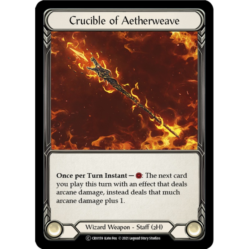 Flesh and Blood Crucible of War Unlimited T CRU159 Crucible of Aetherweave Rainbow