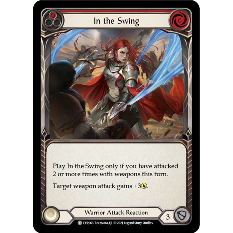 Flesh and Blood Everfest First Edition C EVR063 In the Swing (Red) Rainbow