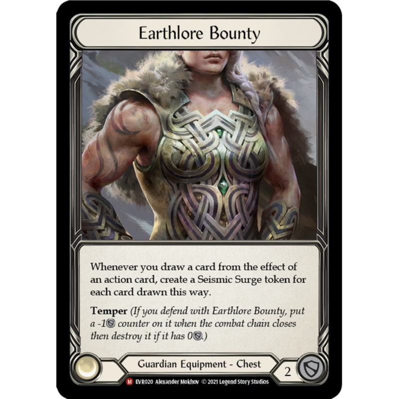 Flesh and Blood Everfest First Edition M EVR020 Earthlore Bounty Standard