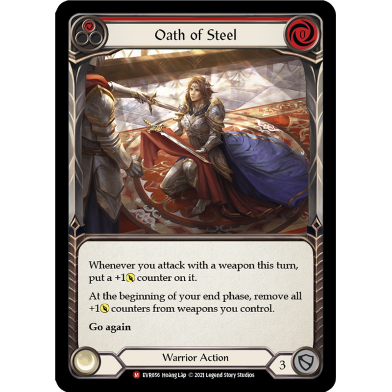 Flesh and Blood Everfest First Edition M EVR056 Oath of Steel Rainbow
