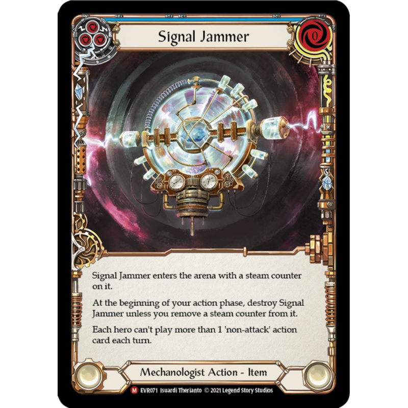 Flesh and Blood Everfest First Edition M EVR071 Signal Jammer Rainbow