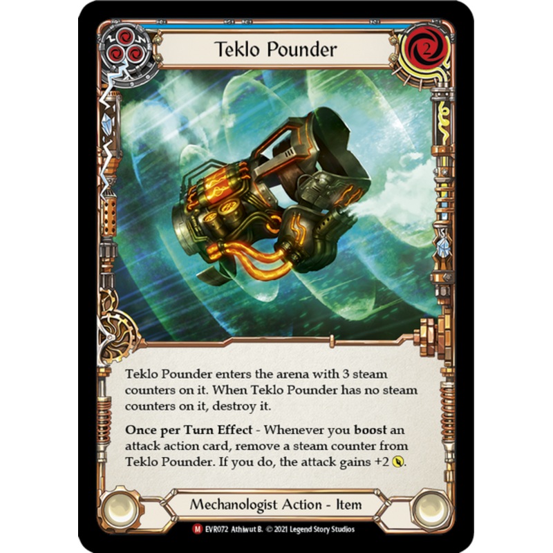 Flesh and Blood Everfest First Edition M EVR072 Teklo Pounder Standard