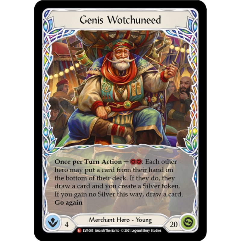 Flesh and Blood Everfest First Edition M EVR085 Genis Wotchuneed Standard