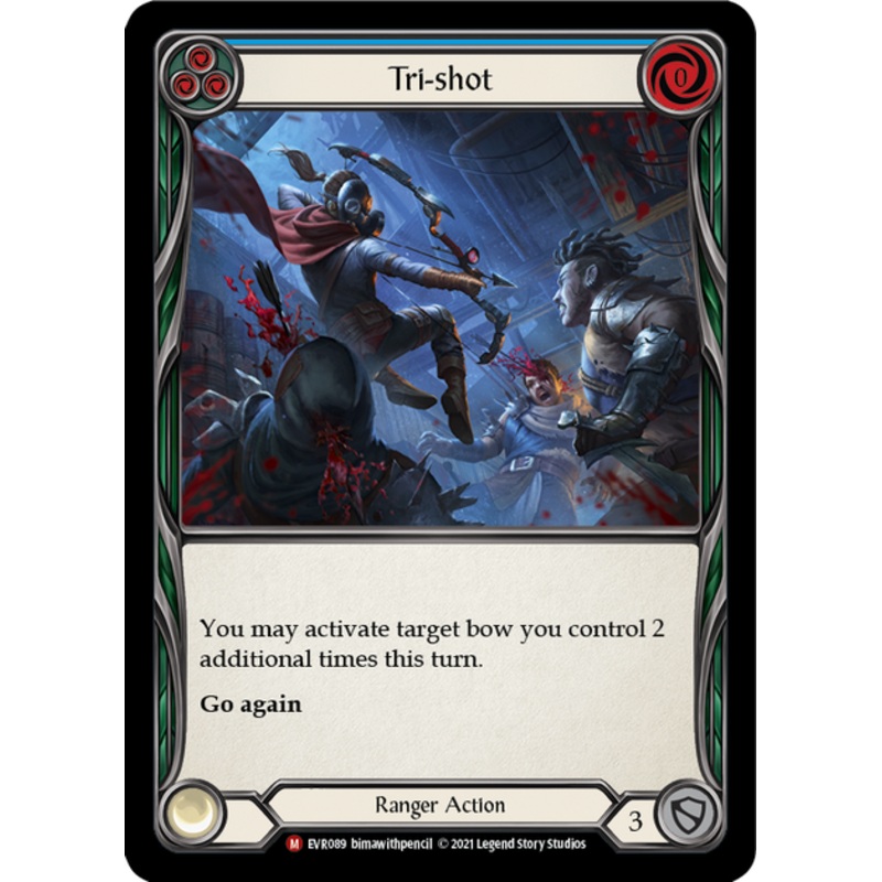 Flesh and Blood Everfest First Edition M EVR089 Tri-shot Standard