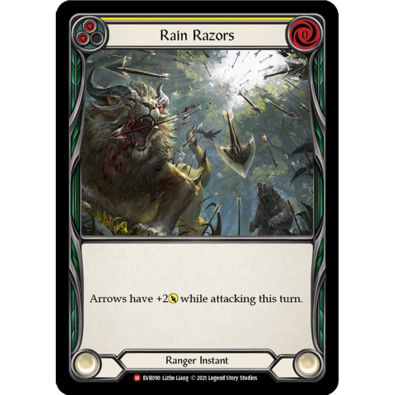 Flesh and Blood Everfest First Edition M EVR090 Rain Razors Standard
