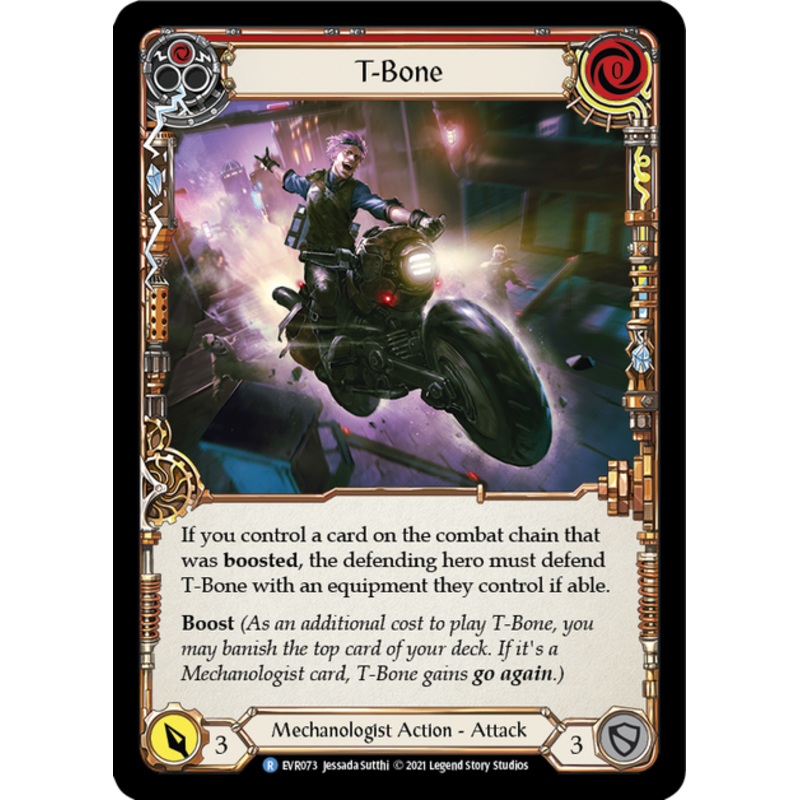 Flesh and Blood Everfest First Edition R EVR073 T-Bone (Red) Rainbow
