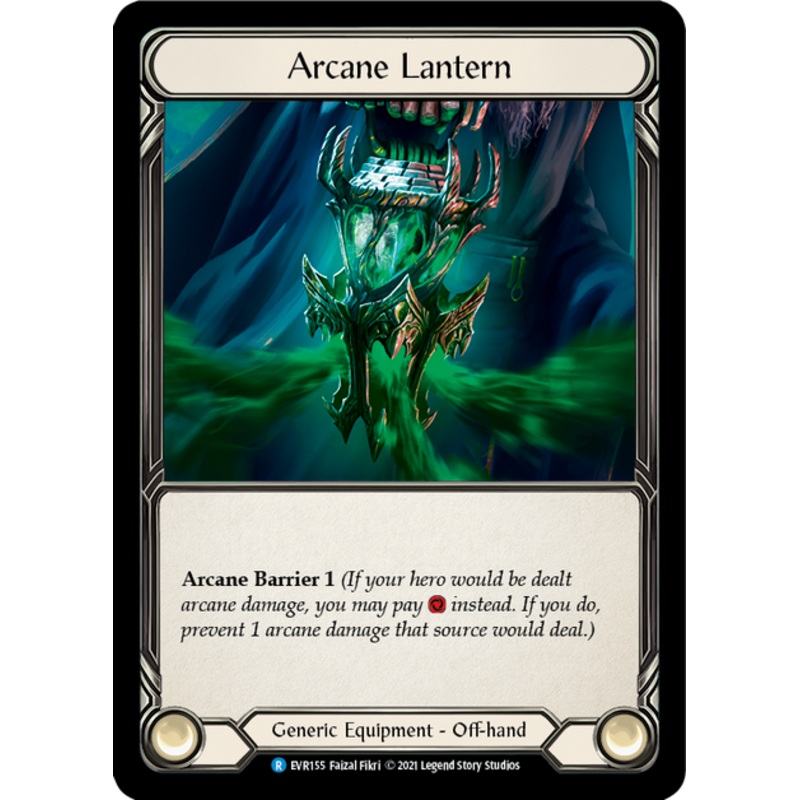 Flesh and Blood Everfest First Edition R EVR155 Arcane Lantern Cold Foil
