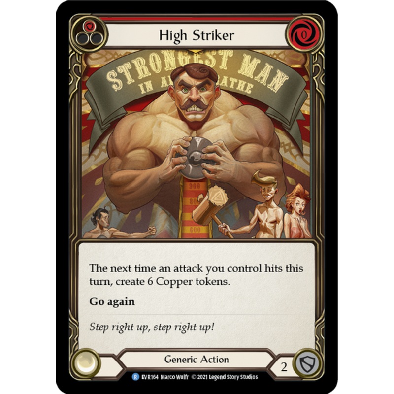 Flesh and Blood Everfest First Edition R EVR164 High Striker (Red) Standard